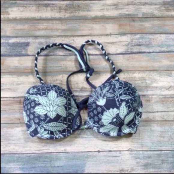 Xhilaration Blue Push Up Bikini Top - Picture 2 of 6